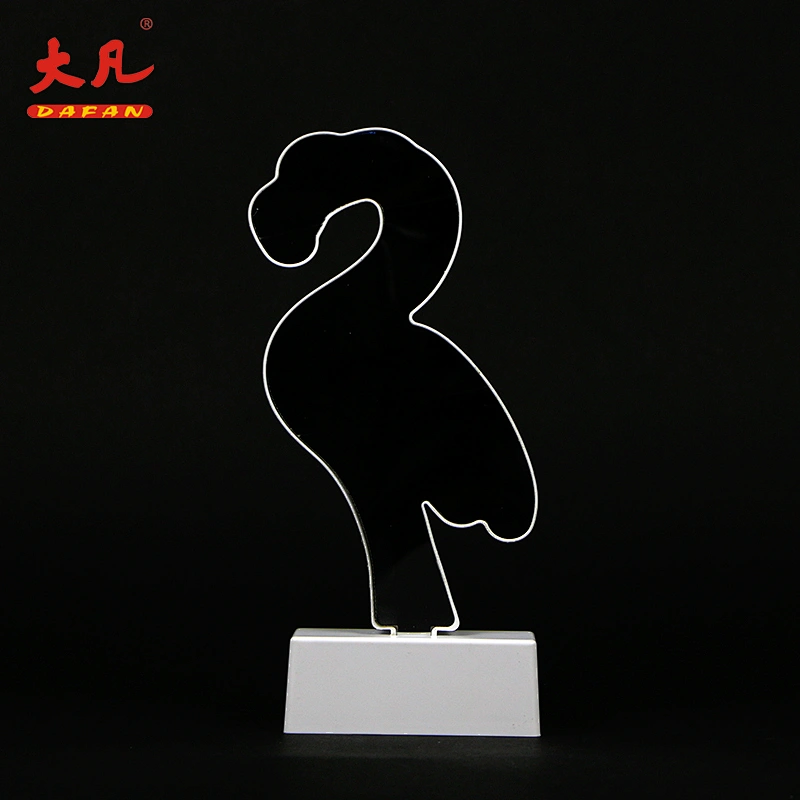 flamingo 3d mirror panel light led room low price children tunnel lamp infinity indoor table night Light