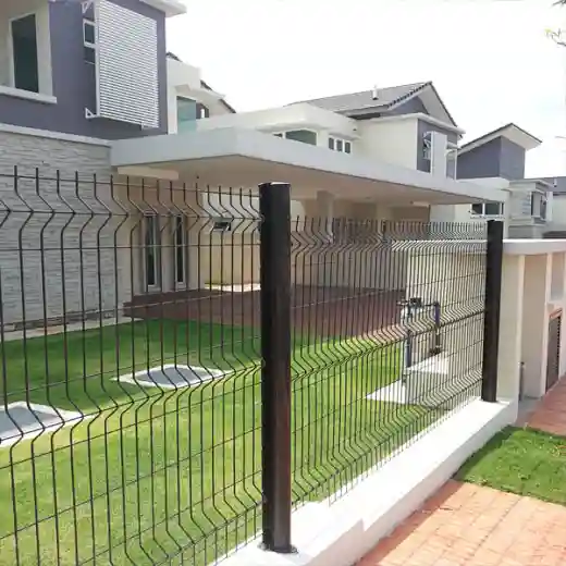 peach post fence