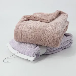 100% Polyester Super Soft Embossed Flannel Fleece For Baby Blanket