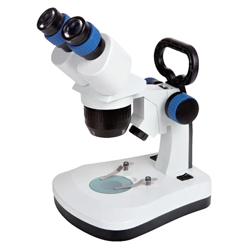 Microscópio estéreo, 1x2x/1x3x/2x4x, cabeça rotativa