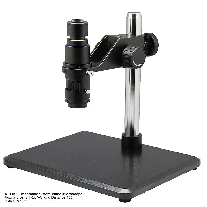 Microscópio de vídeo monocular com zoom Microscópio de vídeo monocular com zoom