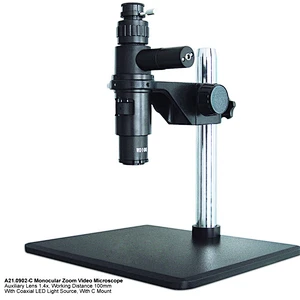 Microscópio de vídeo monocular com zoom