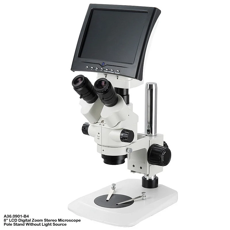 8' LCD Stereo Microscope,0.7x-4.5x