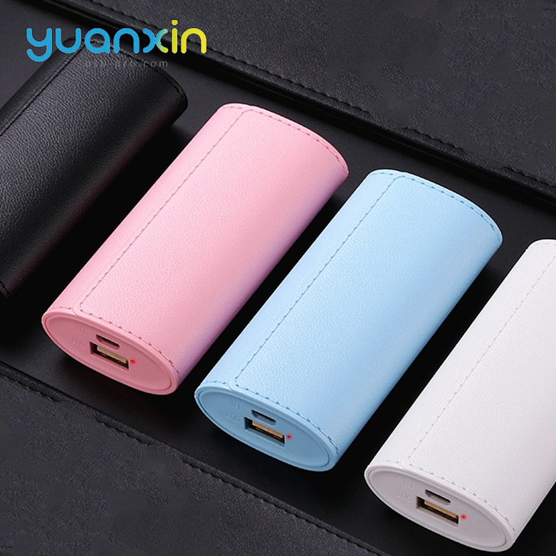 4000mAh ABS black and white blue power bank