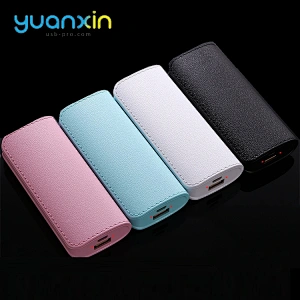 4000mAh ABS black and white blue power bank