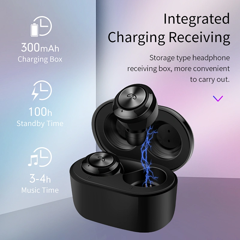Mini Smart Watch Neck Sport Band Bluetooth Earphone