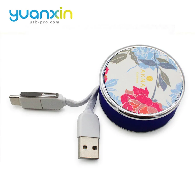 New Retract ABS charging cable