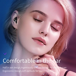 Mini Smart Watch Neck Sport Band Bluetooth Earphone