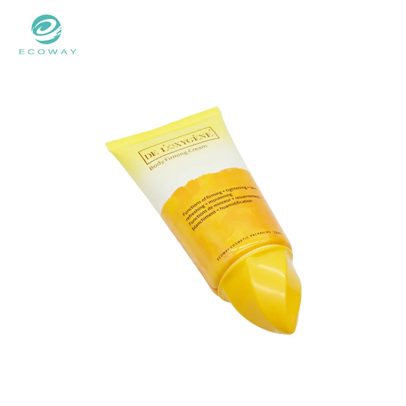 Special Love Note Head Yellow Luxury Skincare Tube
