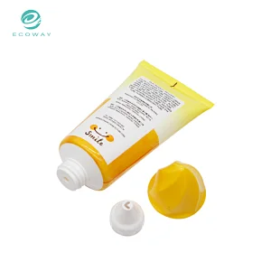 Special Love Note Head Yellow Luxury Skincare Tube
