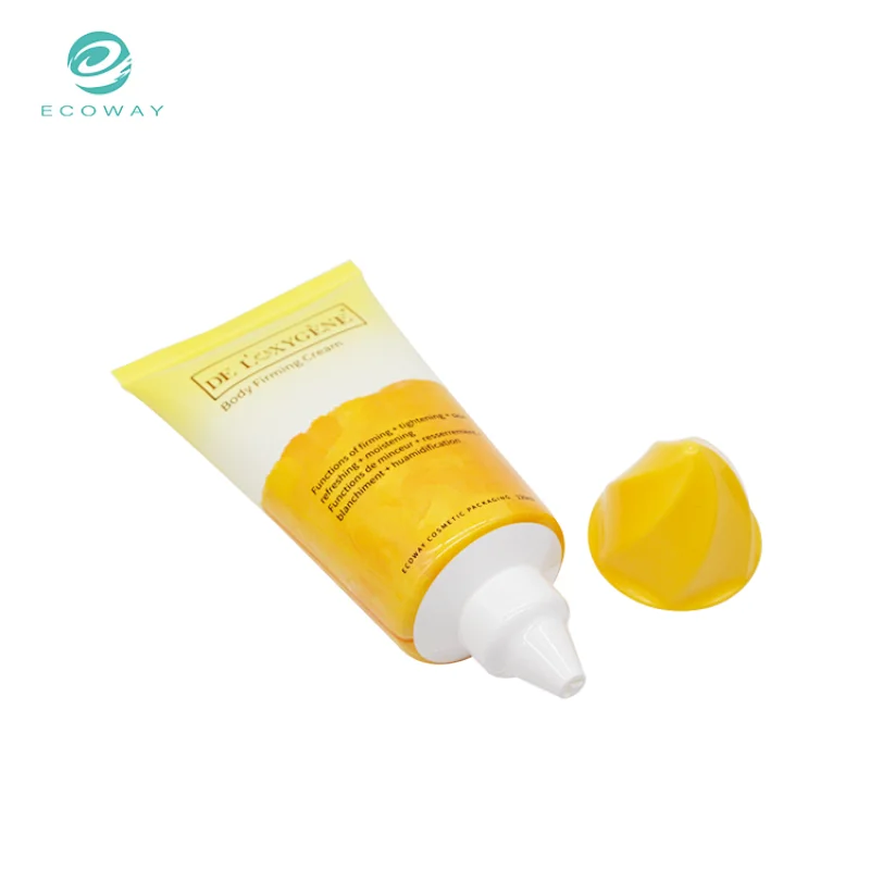 Special Love Note Head Yellow Luxury Skincare Tube