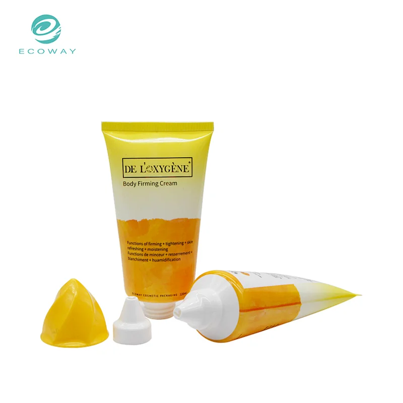 Special Love Note Head Yellow Luxury Skincare Tube