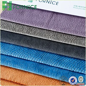 Embossed holland velvet fabric for furniture sofa