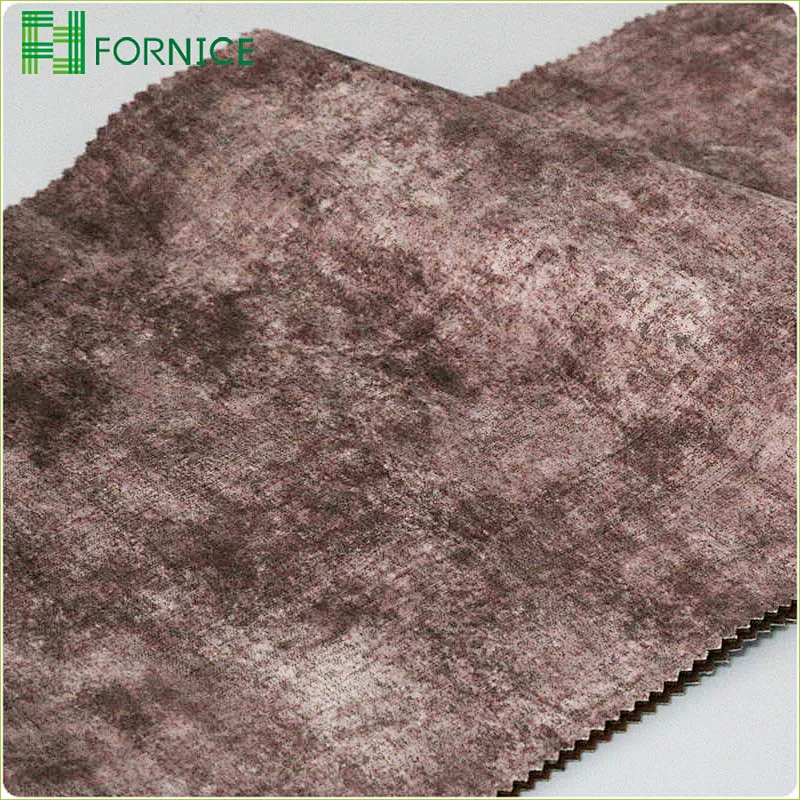 High-quality 100% polyester warp knitted holland velvet taped upholstery sofa fabric