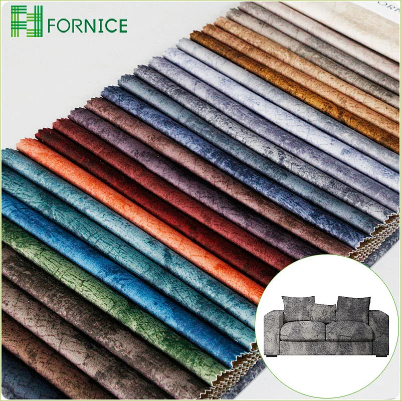 2020 new designs 100% polyester warp knitted holland velvet printed upholstery sofa fabric
