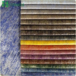 2023 new design 100% polyester warp knitted holland velvet  bronzed fabric for upholstery sofa