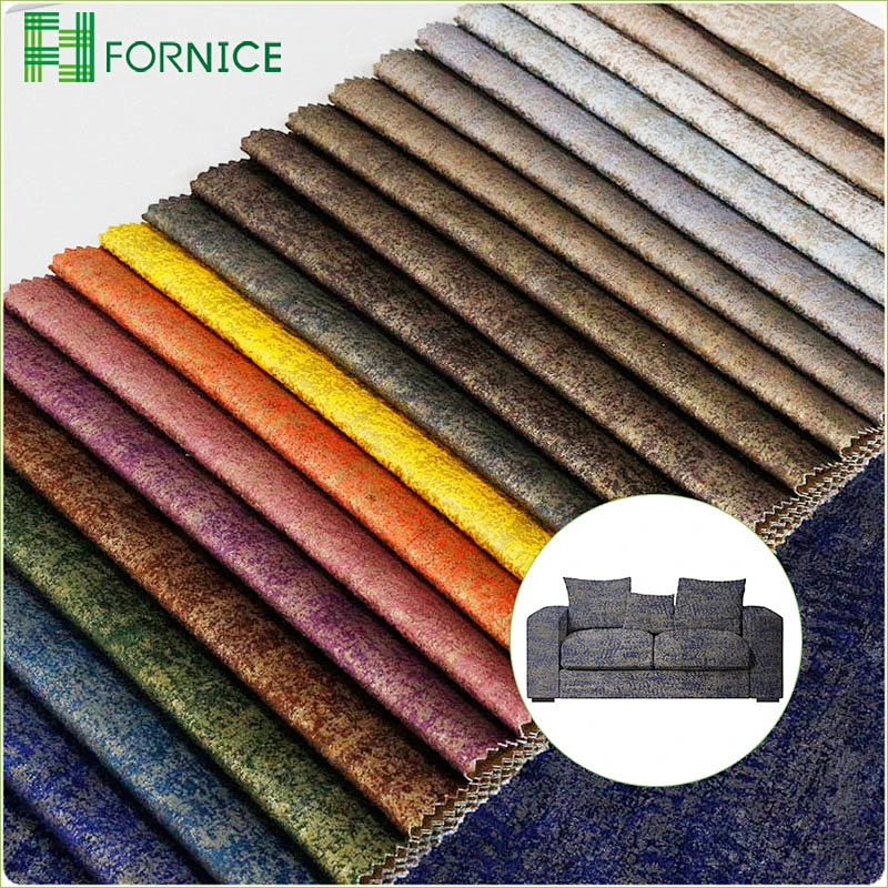 2023 new design 100% polyester warp knitted holland velvet bronzed fabric for upholstery sofa