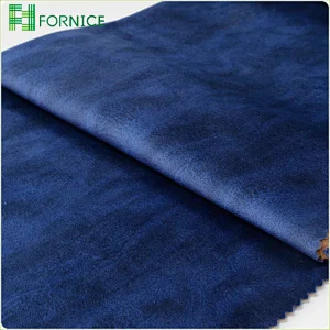 High-quality 100% polyester warp knitted holland velvet printed furniture sofa fabric