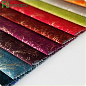 High-quality 100% polyester warp knitted holland velvet bronzing upholstery sofa fabric