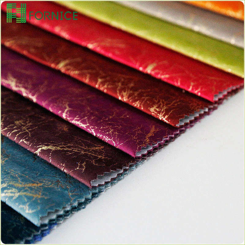 High-quality 100% polyester warp knitted holland velvet bronzing upholstery sofa fabric