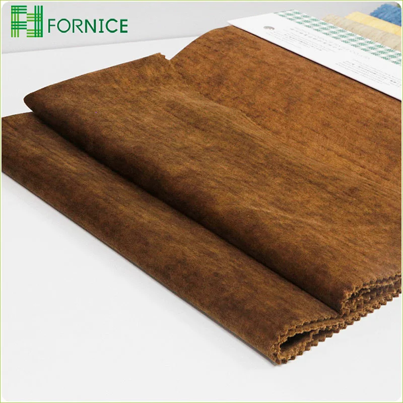 High-quality 100% polyester warp knitted holland velvet printed upholstery sofa fabric