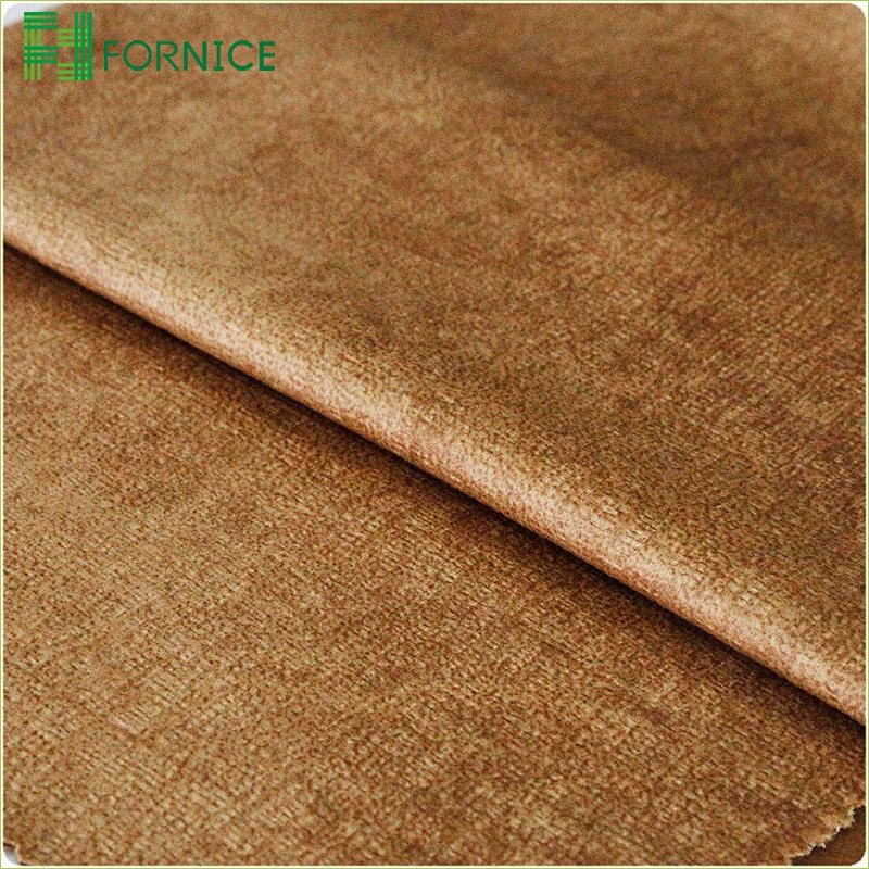 High-quality 100% polyester warp knitted holland velvet printed embossed furniture sofa fabric