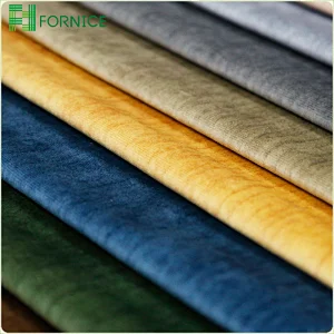High-quality 100% polyester warp knitted holland velvet printed upholstery sofa fabric