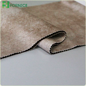 High-quality 100% polyester warp knitted holland velvet embossed upholstery sofa fabric