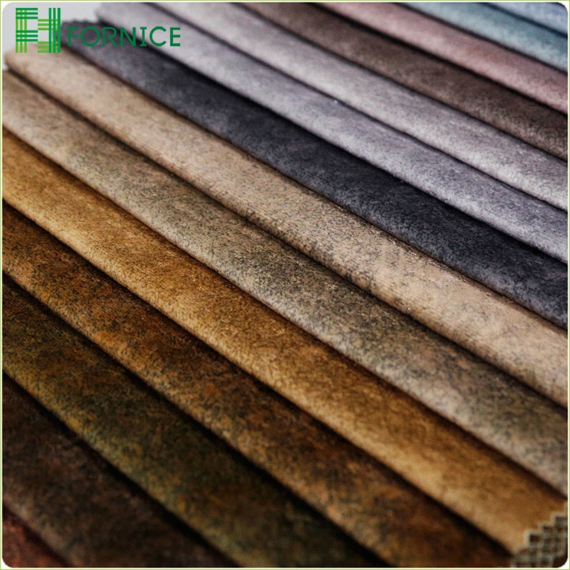 High-quality 100% polyester warp knitted holland velvet printed embossed upholstery sofa fabric