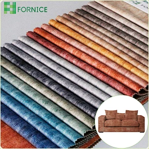 High-quality 100% polyester warp knitted holland velvet printed upholstery sofa fabric