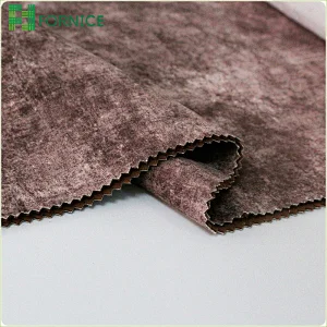 High-quality 100% polyester warp knitted holland velvet taped upholstery sofa fabric