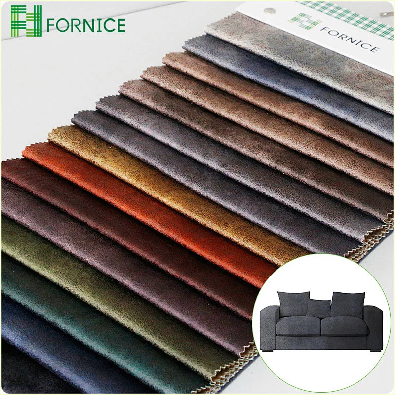 High-quality 100% polyester warp knitted holland velvet bronzing upholstery sofa fabric