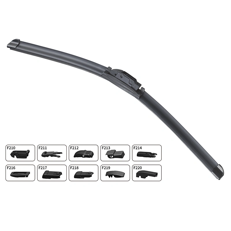 BOSOKO A82 Universal Multi-functional Vehicle Soft Universal Flat Wiper Blades