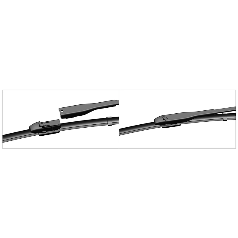BOSOKO AC65 100% silicone soft Auto Accessories Wiper Blades