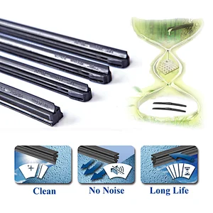 Escovas do limpador de pára-brisa traseiro BOSOKO X18 para carros clássicos para BMW XS, OPEL