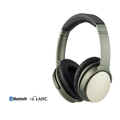 Custom Brand ANC Colorful Wireless Around-ear Headphones Noise-cancelling Bluetooth Headset TM-054