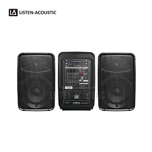 Portable PA System, Portable PA Speakers, Dual 8 inch Speakers, all in one portable pa system