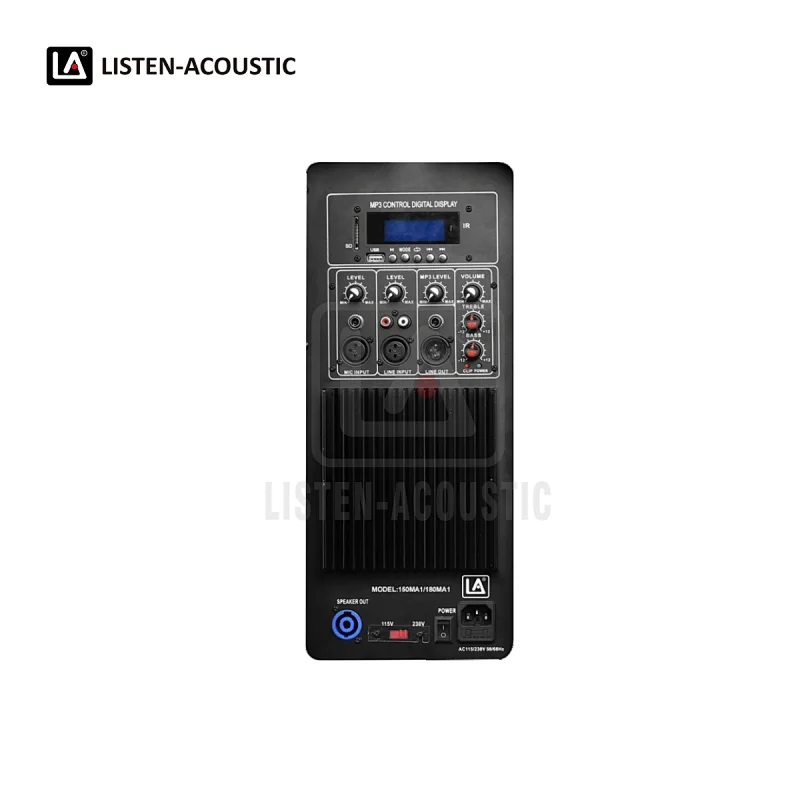 Speaker Amplifier, Class-AB Mono Amp, Full Range, Amplifiers
