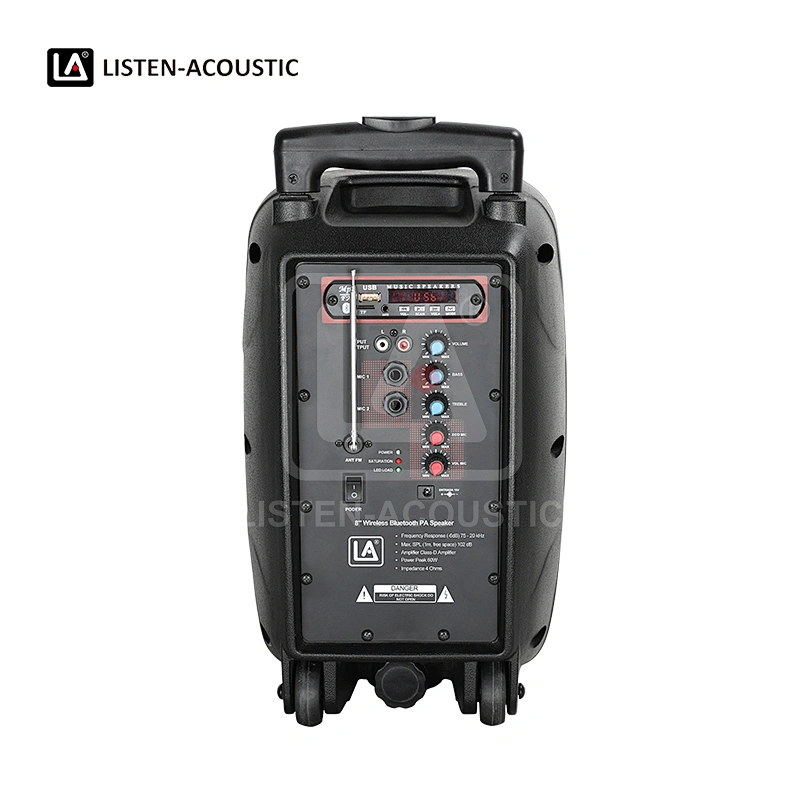 DJ speakers, portable microphone and speaker, church speakers, PEQ DWB 8inch Speaker PA System, PEQ-DWB Series