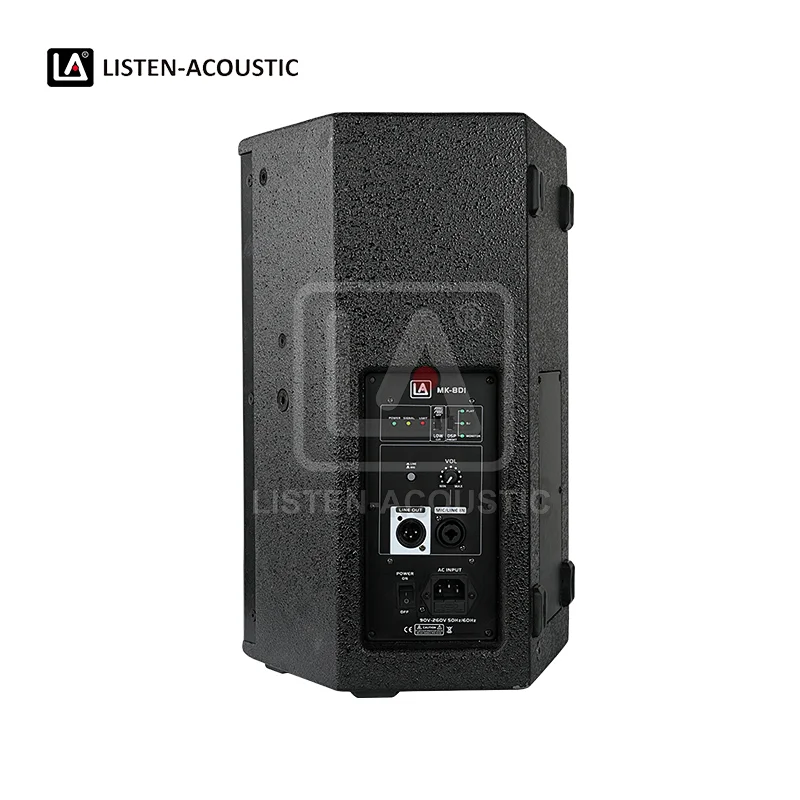 Wooden PA Speakers, Active Speakers, Professional Speaker, 2 way full range speaker active