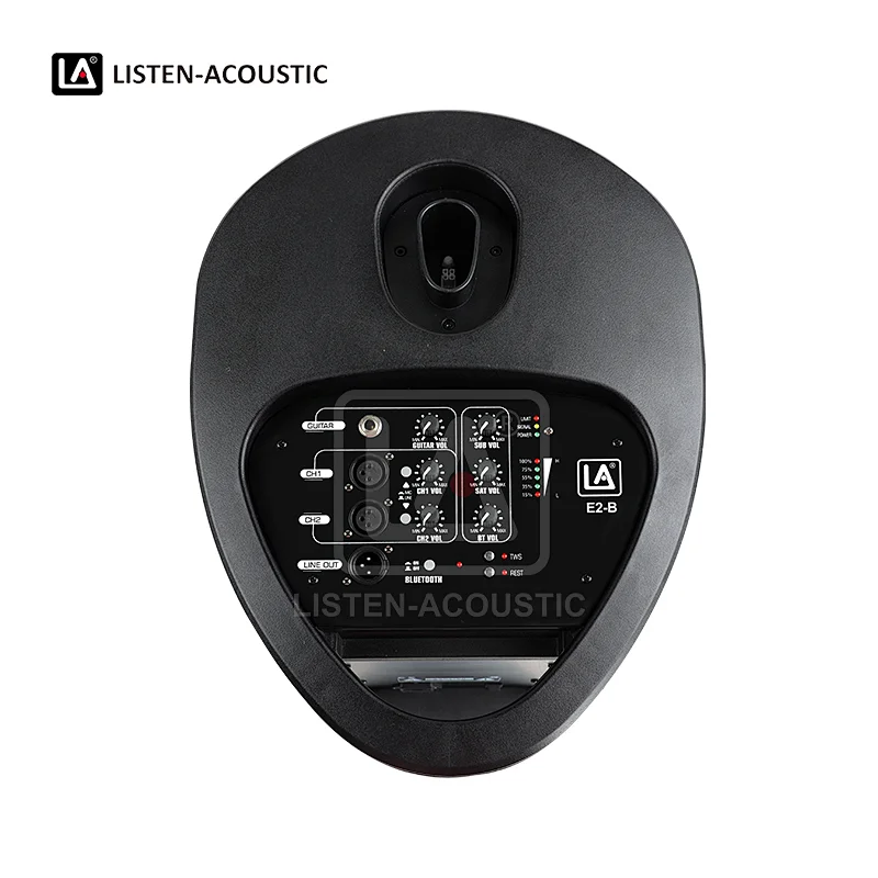 battery powered sound system, Column Speaker System E2-B, active speaker system powered, Column Loudspeakers, powered speaker pa system, Combination Systems E2 Series
