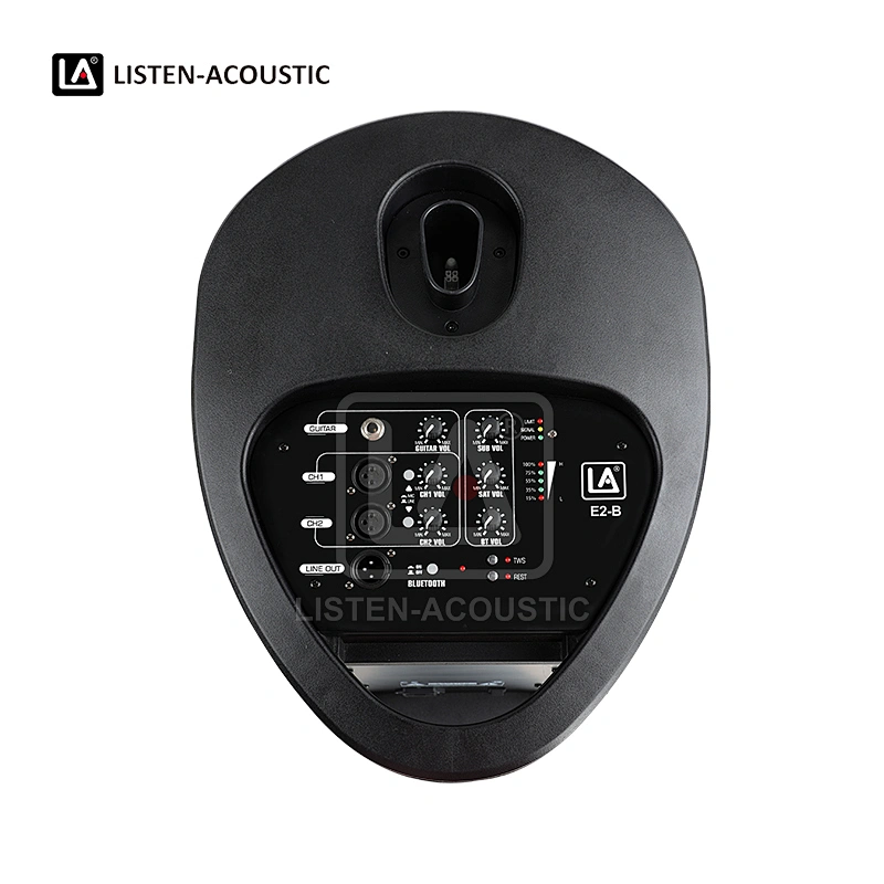 battery powered sound system, Column Speaker System E2-B, active speaker system powered, Column Loudspeakers, powered speaker pa system, Combination Systems E2 Series