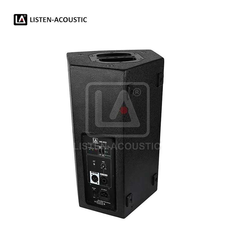 Wooden PA Speakers, Active Speakers, Professional Speaker, 2 way full range speaker active