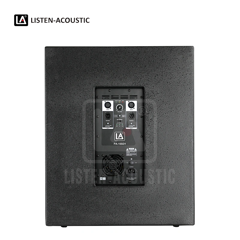 active speakers PA Series, Bass Reflex, powered speakers, PA Series, pa 15sd1 active bass reflex