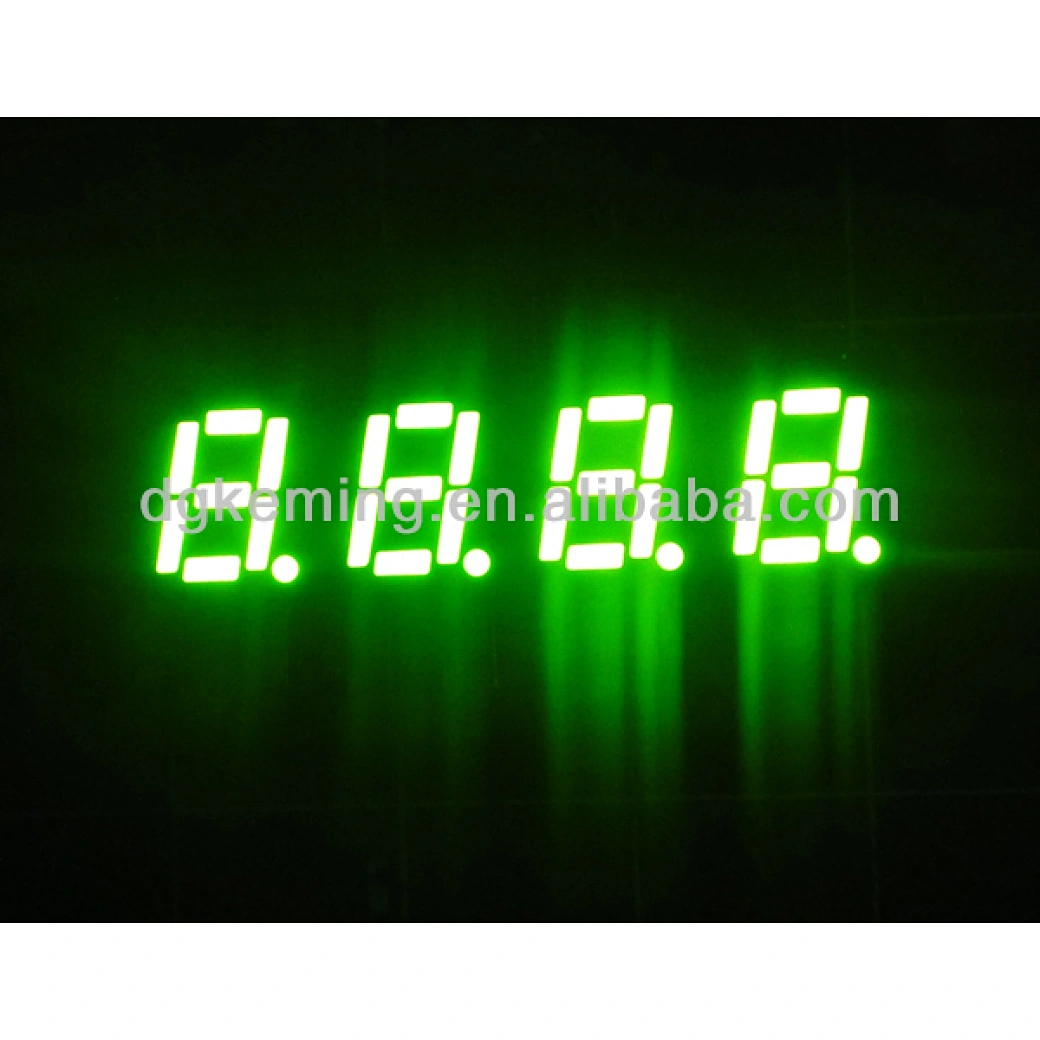 green 4 digit 0.28'' 7 segment led display