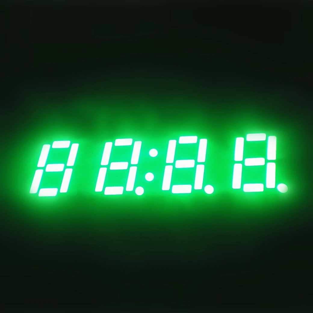 green 4 digit 0.28'' 7 segment led display
