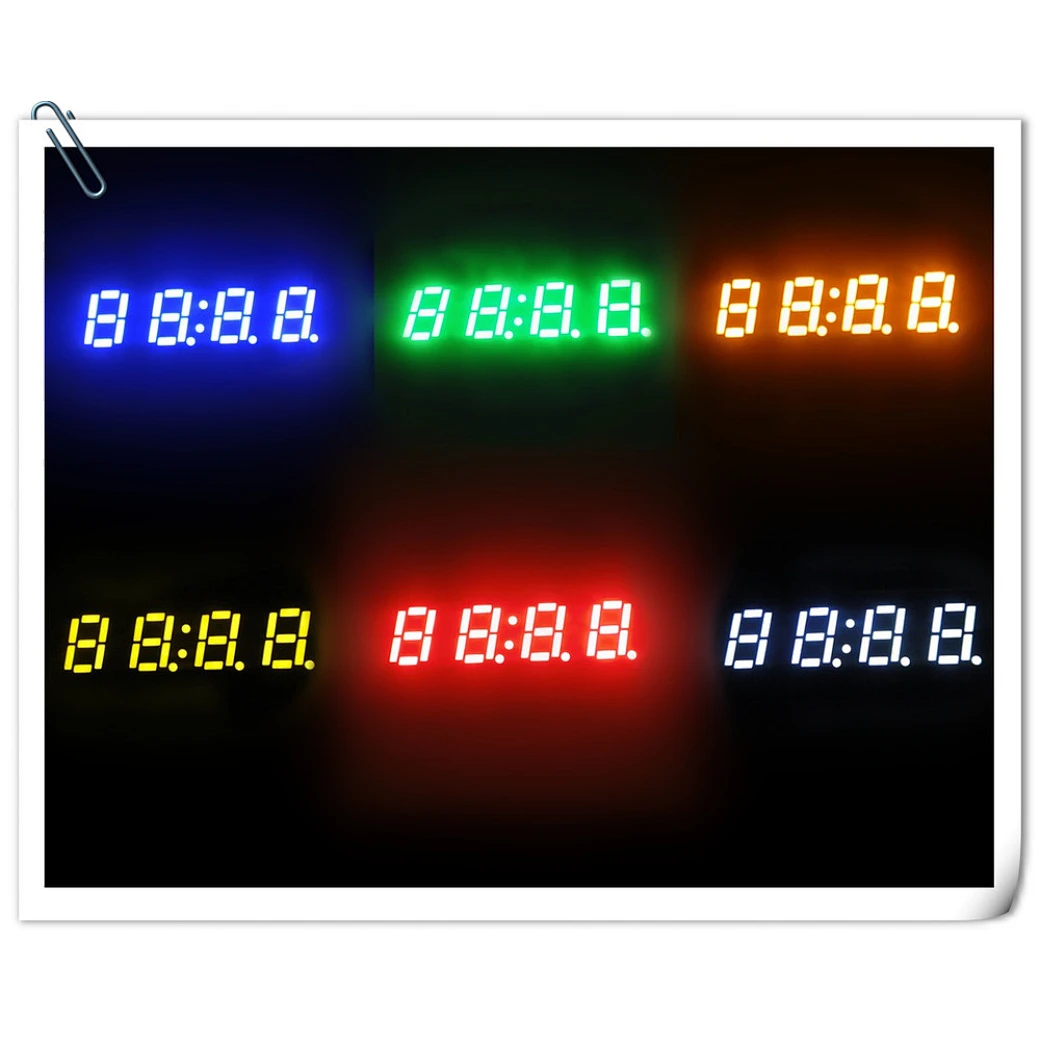 green 4 digit 0.28'' 7 segment led display