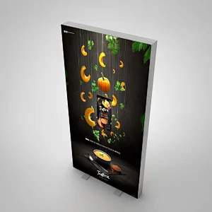 double side tension fabric light box