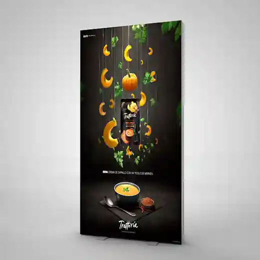 double side tension fabric light box