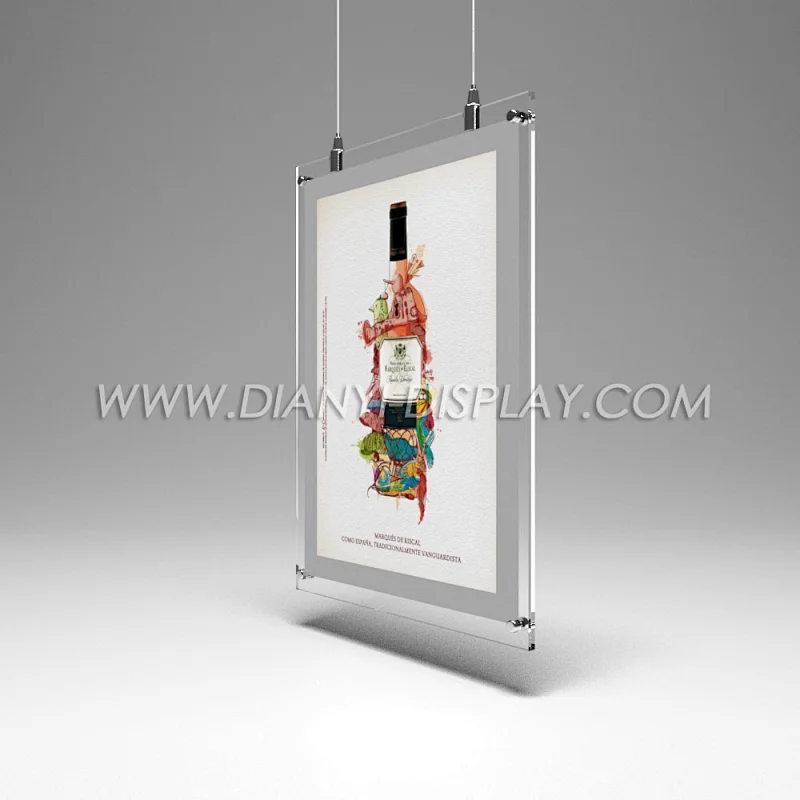 hanging acrylic light box
